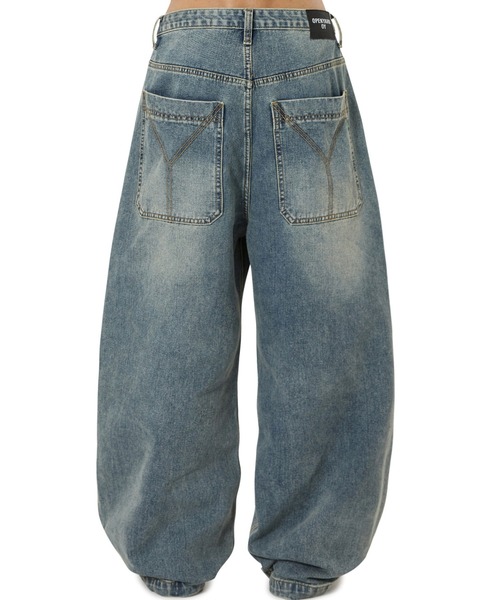 OY（オーワイ）の「『OY/オーワイ』WIDE VOLUME PANTS/ワイドボリュームパンツ（デニムパンツ・レディース・ライトブルー/ブルー・L/M/S）」の4枚目の写真
