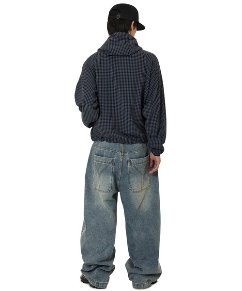 OY（オーワイ）の「『OY/オーワイ』WIDE VOLUME PANTS/ワイドボリュームパンツ（デニムパンツ・レディース・ライトブルー/ブルー・L/M/S）」の8枚目の写真