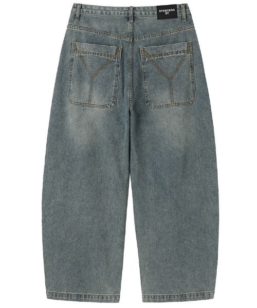 OY（オーワイ）の「『OY/オーワイ』WIDE VOLUME PANTS/ワイドボリュームパンツ（デニムパンツ・レディース・ライトブルー/ブルー・L/M/S）」の17枚目の写真