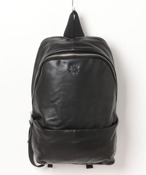 ALLSAINTS(オールセインツ)の「FINN LEATHER BACKPACK | FINN レザー バックパック(バックパック/リュック・メンズ・ブラック・ONE SIZE)」の9枚目の写真