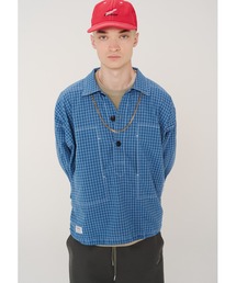 elephant TRIBAL fabrics | elephant TRIBAL fabrics M35 HOCKEY CHECK SHIRT(シャツ/ブラウス)