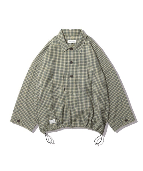 elephant TRIBAL fabrics（エレファントトライバルファブリックス）の「elephant TRIBAL fabrics M35 HOCKEY CHECK SHIRT（シャツ/ブラウス・メンズ・グリーン/ブルー・FREE）」の2枚目の写真
