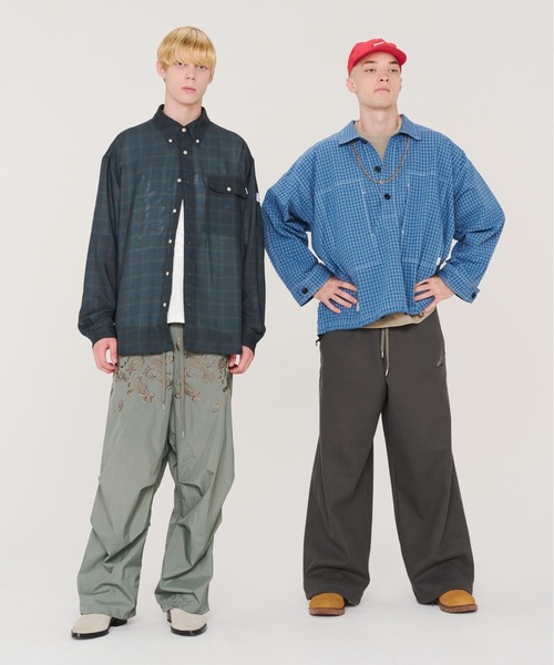 elephant TRIBAL fabrics（エレファントトライバルファブリックス）の「elephant TRIBAL fabrics M35 HOCKEY CHECK SHIRT（シャツ/ブラウス・メンズ・グリーン/ブルー・FREE）」の7枚目の写真