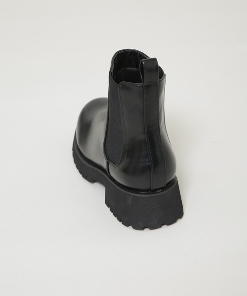 NANO universe（ナノユニバース）の「ボリュームソールサイドゴアブーツ（ブーツ・メンズ・ブラック・L/M/S）」の5枚目の写真