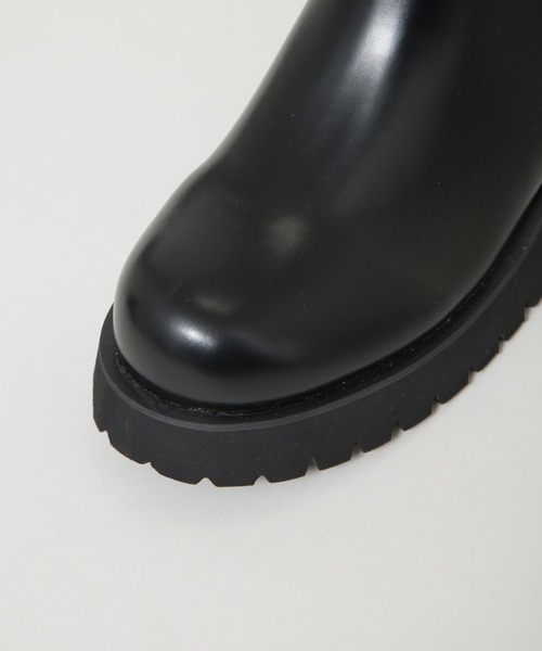 NANO universe（ナノユニバース）の「ボリュームソールサイドゴアブーツ（ブーツ・メンズ・ブラック・L/M/S）」の6枚目の写真