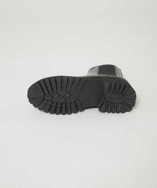 NANO universe（ナノユニバース）の「ボリュームソールサイドゴアブーツ（ブーツ・メンズ・ブラック・L/M/S）」の4枚目の写真