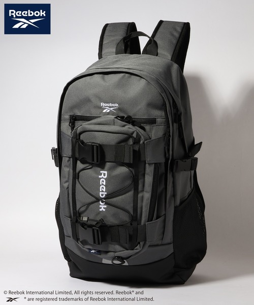 Reebok（リーボック）の「【Reebok/リーボック】ショルダーバッグ付きバックパック（バックパック/リュック・メンズ・チャコール/ブラック/アイボリー・FREE）」の2枚目の写真