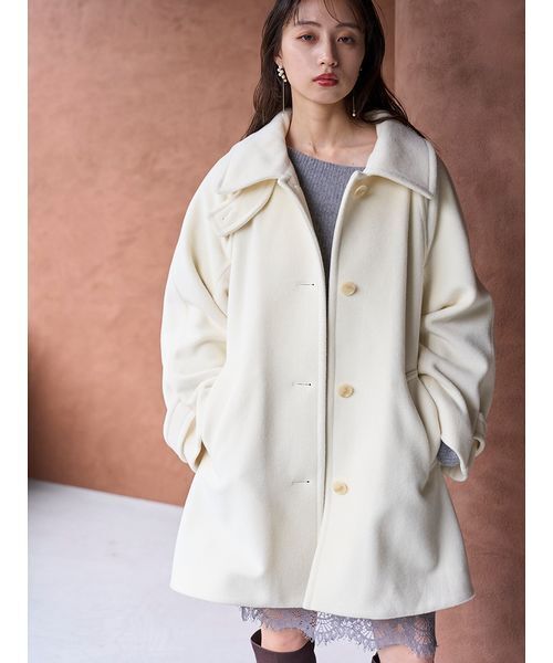 ステンカラーミドルコート（ステンカラーコート）｜SNIDEL（スナイデル