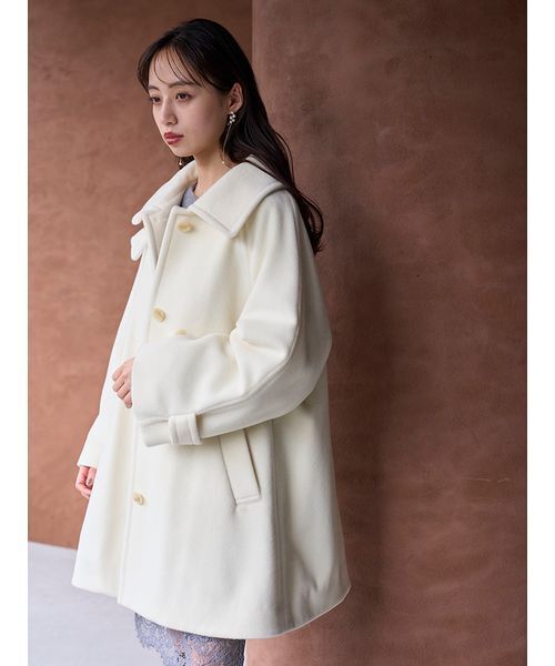 ステンカラーミドルコート（ステンカラーコート）｜SNIDEL（スナイデル