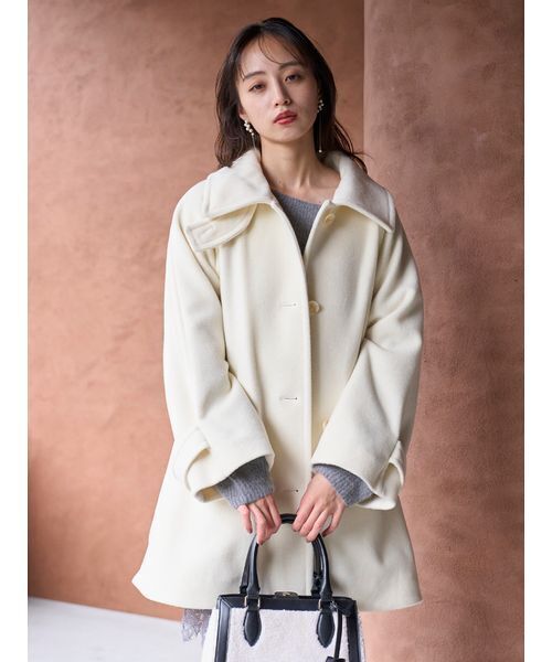 ステンカラーミドルコート（ステンカラーコート）｜SNIDEL（スナイデル