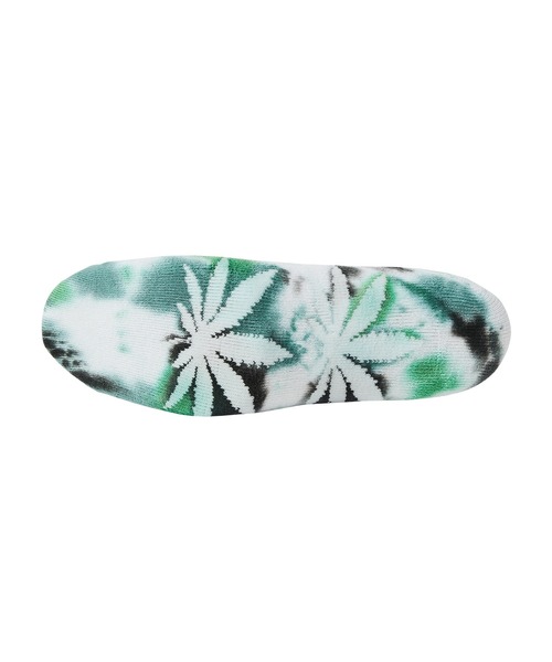 HUF(ハフ)の「HUF PLANTLIFE TIEDYE SOCKS(ソックス/靴下・メンズ・グリーン・O/S)」の2枚目の写真