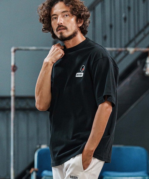 felkod(フィルコッド)の「mt9967-Double Patch Tough Short Sleeve Tee Tシャツ(F25F290)(Tシャツ/カットソー・メンズ・ホワイト/ブラック/ブルー・S/M/L/XL)」の1枚目の写真