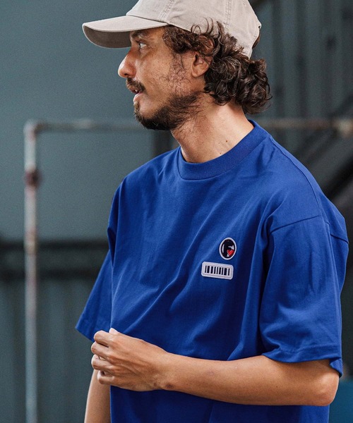 felkod(フィルコッド)の「mt9967-Double Patch Tough Short Sleeve Tee Tシャツ(F25F290)(Tシャツ/カットソー・メンズ・ホワイト/ブラック/ブルー・S/M/L/XL)」の6枚目の写真
