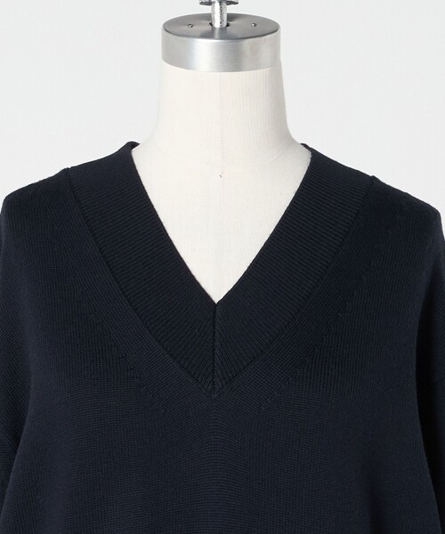 LOEFF＞9ゲージ フリンジ ビッグ ニット プルオーバー（ニット