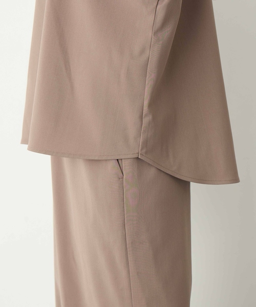 A/C DESIGN BY ALPHA CUBIC（エーシーデザインバイアルファキュービック）の「ドルマンブラウス【UVカット・セットアップ対応】（シャツ/ブラウス・レディース・ブラック/モカ・13号/11号/9号）」の12枚目の写真