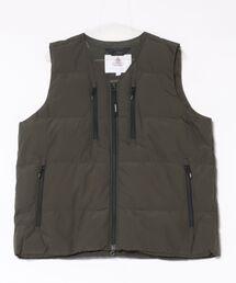 ⭐️最終値下げ　【HUNTER】 　ダウンベスト　カーキ　ミリタリー　洗濯可能 ⭐️最終値下げ 【HUNTER】 ダウンベスト カーキ ミリタリー