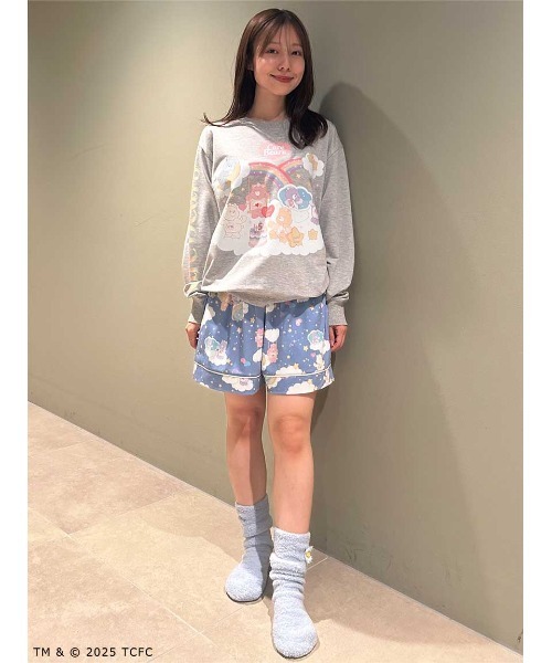 SNIDEL  Care Bears(TM) スウェットセットアップ Care Bears(TM)】スウェットセットアップ（ルームウェア