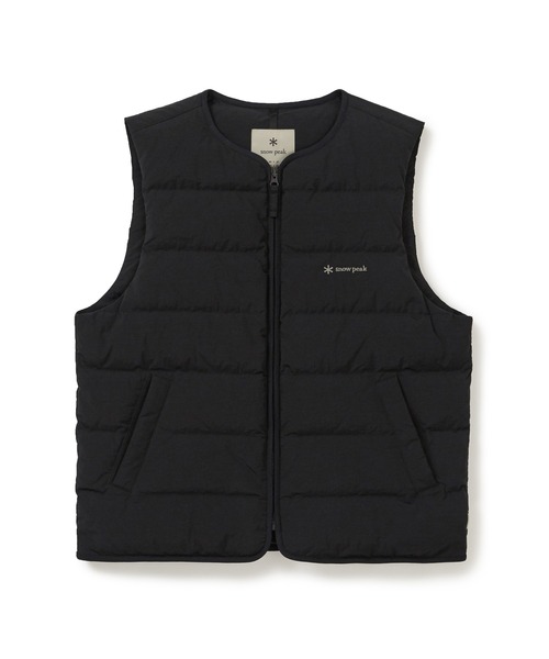 Snow Peak(スノーピーク)の「SnowPeak / Land Wmn's Lightweight Down Vest ランドウィメンズ ライトウェイトダウンベスト 海外限定(ダウンベスト・レディース・ブラック/ライトベージュ/ライトブラウン/ブラウン・S/M/L)」の20枚目の写真