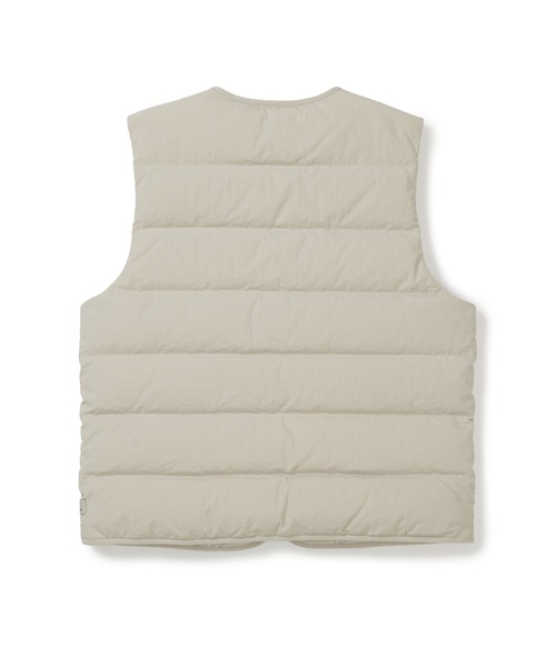 Snow Peak(スノーピーク)の「SnowPeak / Land Wmn's Lightweight Down Vest ランドウィメンズ ライトウェイトダウンベスト 海外限定(ダウンベスト・レディース・ブラック/ライトベージュ/ライトブラウン/ブラウン・S/M/L)」の8枚目の写真