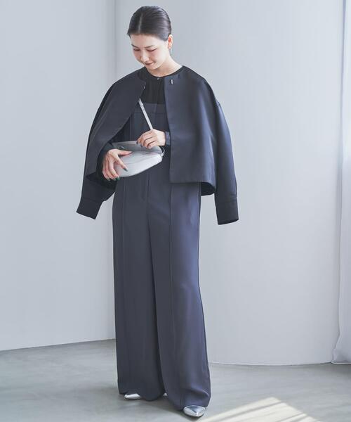 アーバンリサーチ ロッソ（URBAN RESEARCH ROSSO）/マットサテンノーカラーブルゾン セール】マットサテンノーカラーブルゾン（ブルゾン）｜URBAN RESEARCH