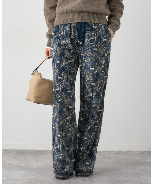 みかん【IENA】COUTURE D’ADAM ベロアイージーパンツ みかん【IENA】COUTURE D'ADAM ベロアイージーパンツ IENA】COUTURE D