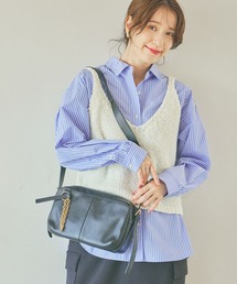 studio CLIP | チャーム付き3ROOMショルダーバッグ(ショルダーバッグ)