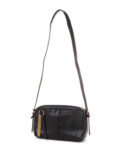 studio CLIP（スタディオクリップ）の「チャーム付き3ROOMショルダーバッグ（ショルダーバッグ・レディース・グリーン/ブラウン/ブラック/アイボリー・FREE）」の10枚目の写真