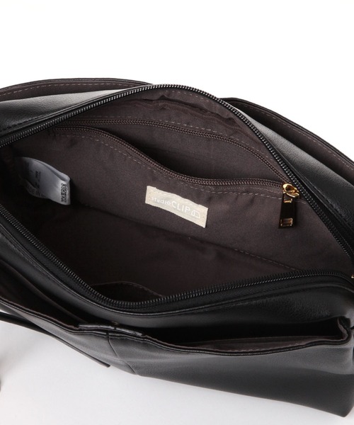 studio CLIP（スタディオクリップ）の「チャーム付き3ROOMショルダーバッグ（ショルダーバッグ・レディース・グリーン/ブラウン/ブラック/アイボリー・FREE）」の21枚目の写真