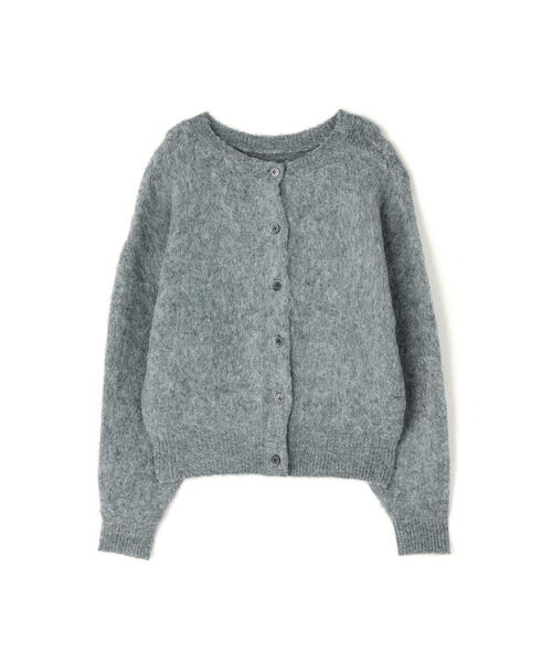 NATURAL BEAUTY BASIC（ナチュラルビューティーベーシック）の「◇2wayヘアリーカーディガン（カーディガン/ボレロ・レディース・グレー/ベージュ/ピンク・FREE）」の4枚目の写真