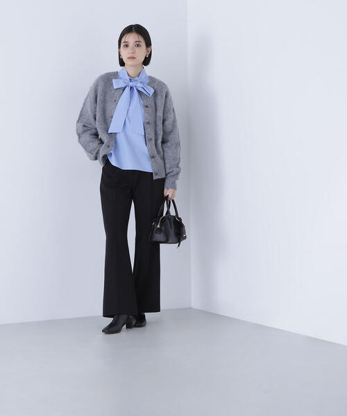 NATURAL BEAUTY BASIC（ナチュラルビューティーベーシック）の「◇2wayヘアリーカーディガン（カーディガン/ボレロ・レディース・グレー/ベージュ/ピンク・FREE）」の13枚目の写真