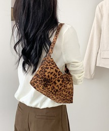 Chiina | Chiina / レオパード柄スクエアミニバッグ(ハンドバッグ)
