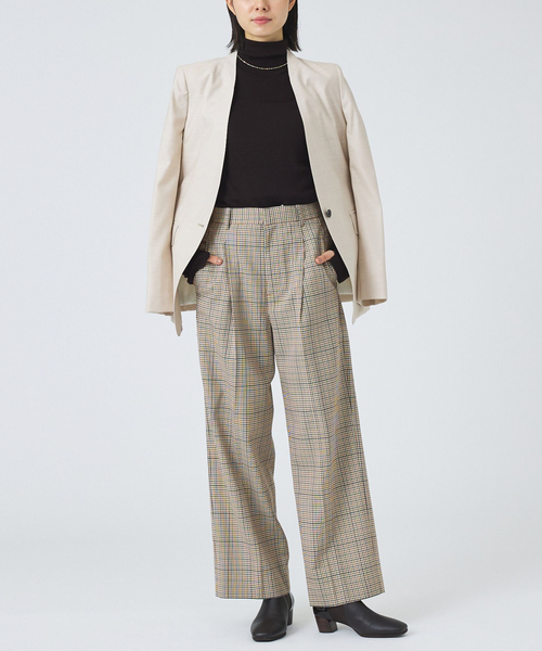 Au BANNISTER（オゥバニスター）の「サイドニットブーティー（ブーツ・レディース・ブラック/ライトベージュ/ダークブラウン・35/36/37/38/39/40）」の4枚目の写真