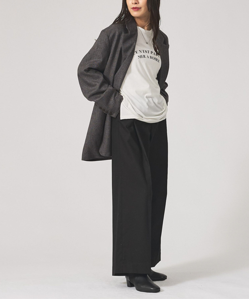 Au BANNISTER（オゥバニスター）の「サイドニットブーティー（ブーツ・レディース・ブラック/ライトベージュ/ダークブラウン・35/36/37/38/39/40）」の9枚目の写真