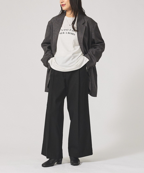 Au BANNISTER（オゥバニスター）の「サイドニットブーティー（ブーツ・レディース・ブラック/ライトベージュ/ダークブラウン・35/36/37/38/39/40）」の10枚目の写真