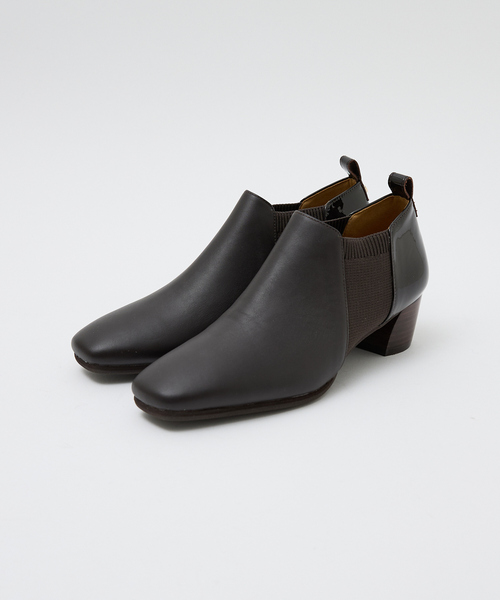 Au BANNISTER（オゥバニスター）の「サイドニットブーティー（ブーツ・レディース・ブラック/ライトベージュ/ダークブラウン・35/36/37/38/39/40）」の22枚目の写真