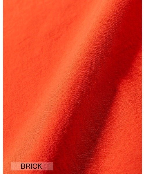 THOUSAND MILE（サウザンドマイル）の「[L's]SHORT SLEEVE OP NY/PU/ショートスリーブワンピース（ワンピース・レディース・オリーブ/カーキ/ブラック/チャコールグレー/レンガ/ネイビー・FREE）」の13枚目の写真