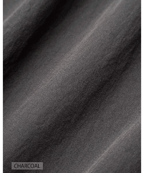 THOUSAND MILE（サウザンドマイル）の「[L's]SHORT SLEEVE OP NY/PU/ショートスリーブワンピース（ワンピース・レディース・オリーブ/カーキ/ブラック/チャコールグレー/レンガ/ネイビー・FREE）」の17枚目の写真