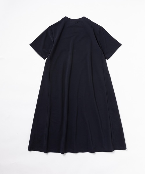 THOUSAND MILE（サウザンドマイル）の「[L's]SHORT SLEEVE OP NY/PU/ショートスリーブワンピース（ワンピース・レディース・オリーブ/カーキ/ブラック/チャコールグレー/レンガ/ネイビー・FREE）」の21枚目の写真