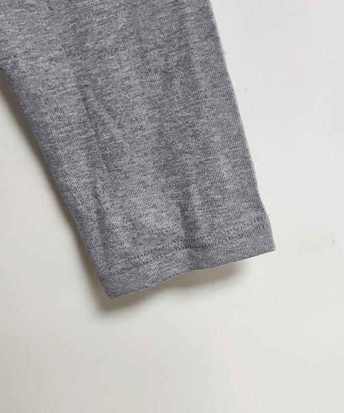 ONEP STAR（ワンピスター）の「ドレープネックストレッチトップス（Tシャツ/カットソー・レディース・テラコッタ/ホワイト/ライトグレー/ブラック/ダークグレー・MEDIUM/X-LARGE/LARGE）」の6枚目の写真