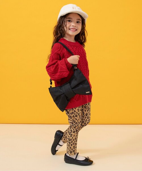 BREEZE（ブリーズ）の「りぼんショルダーバック（ショルダーバッグ・キッズ・ブラック/レッド・FREE）」の6枚目の写真