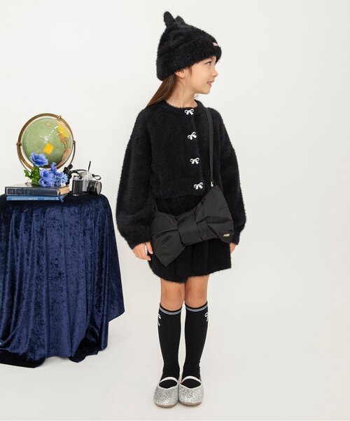 BREEZE（ブリーズ）の「りぼんショルダーバック（ショルダーバッグ・キッズ・ブラック/レッド・FREE）」の7枚目の写真