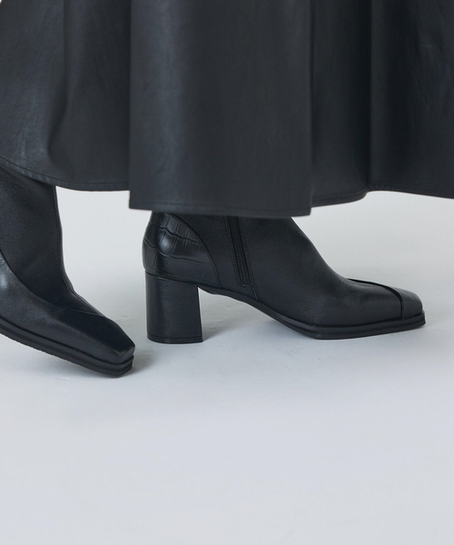 Au BANNISTER（オゥバニスター）の「スノーソールストレッチブーツ（ブーツ・レディース・ブラック/ライトベージュ・38/39/35/36/37）」の6枚目の写真