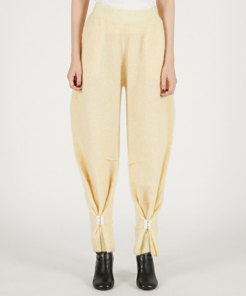 PRANK PROJECT（プランクプロジェクト）の「2WAYコクーンニットパンツ / 2-Way Cocoon Knit Pants（その他パンツ・レディース・グレー/イエロー・38/36）」の6枚目の写真
