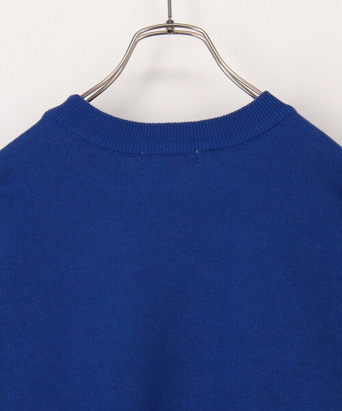 fredy couleur（フレディクルール）の「スウェットライク クルーネックプルオーバーニット（ニット/セーター・レディース・チャコールグレー/オフホワイト/ピンク/ブラウン/ロイヤルブルー・38）」の12枚目の写真