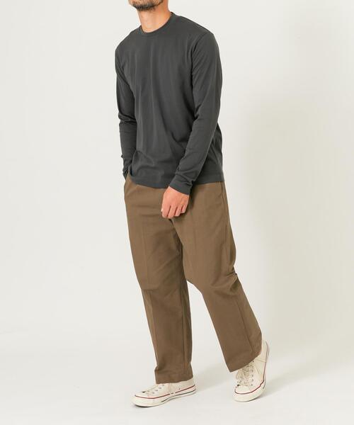 URBAN RESEARCH ROSSO MEN（アーバンリサーチロッソメン）の「吸湿速乾 2PACK ロングスリーブTシャツ（Tシャツ/カットソー・メンズ・チャコールグレー/ネイビー/ホワイト/ブラック・MEDIUM/LARGE/X-LARGE/SMALL）」の14枚目の写真