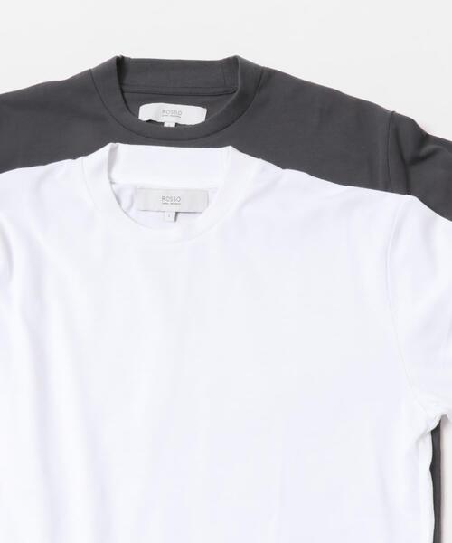 URBAN RESEARCH ROSSO MEN（アーバンリサーチロッソメン）の「吸湿速乾 2PACK ロングスリーブTシャツ（Tシャツ/カットソー・メンズ・チャコールグレー/ネイビー/ホワイト/ブラック・MEDIUM/LARGE/X-LARGE/SMALL）」の13枚目の写真