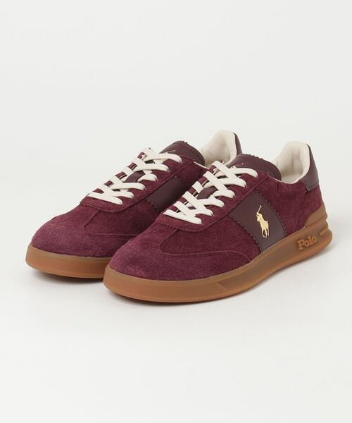 POLO RALPH LAUREN(ポロ ラルフ ローレン)の「ポロ ラルフ ローレン HRT AERA PP ヘリテージコート アエラ PP スニーカー(スニーカー・レディース・ワイン・50/60/70/40)」の8枚目の写真