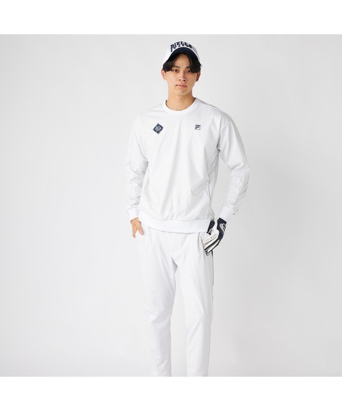 FILA GOLF(フィラゴルフ )の「FILA GOLF フィラゴルフ ライトボンディングブルゾン サイドファスナー 防風 軽量 ライトアウター ストレッチ(その他トップス・メンズ・ブラック/ベージュ/ホワイト・3L/LL/L/M)」の5枚目の写真