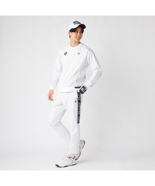 FILA GOLF(フィラゴルフ )の「FILA GOLF フィラゴルフ ライトボンディングブルゾン サイドファスナー 防風 軽量 ライトアウター ストレッチ(その他トップス・メンズ・ブラック/ベージュ/ホワイト・3L/LL/L/M)」の8枚目の写真