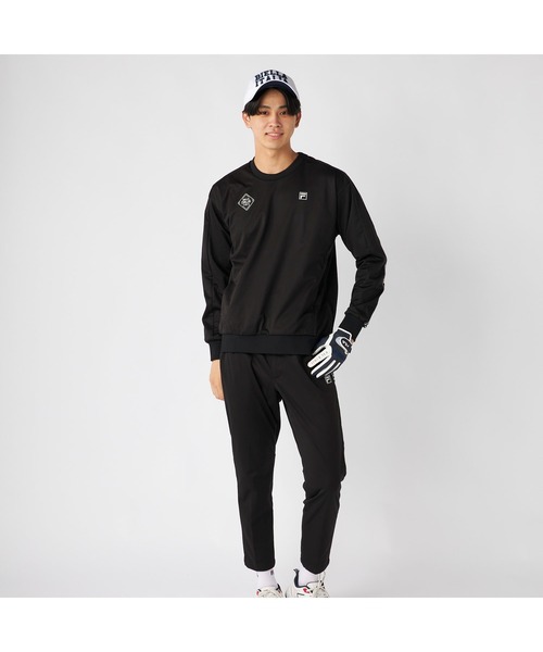 FILA GOLF(フィラゴルフ )の「FILA GOLF フィラゴルフ ライトボンディングブルゾン サイドファスナー 防風 軽量 ライトアウター ストレッチ(その他トップス・メンズ・ブラック/ベージュ/ホワイト・3L/LL/L/M)」の18枚目の写真